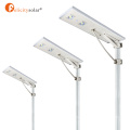 Outdoor Classic europäischer Stil wasserdichtes LED -Gartenlicht 40W 60W 80W Solar Street Light und Stangen Aluminium Gartenlampe Pfosten